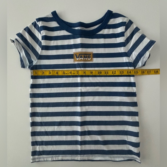 Vans | Logo‎ Short Sleeve | Striped | Size XS - Picture 6 of 6